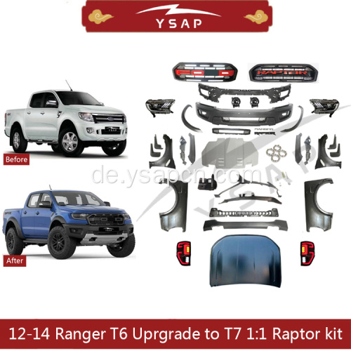 12-14 Ranger T6 Upgradeto T7 Raptor 1: 1 Kit